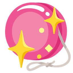 yo-yo and sparkling heart