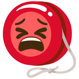 yo-yo and tired face