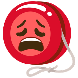 yo-yo and weary face