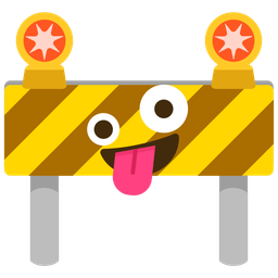 zany face and construction