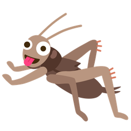 zany face and cricket