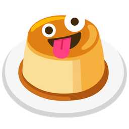 zany face and custard