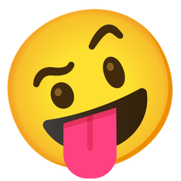 zany face and face with raised eyebrow