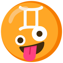 zany face and Gemini