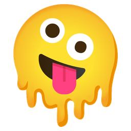 Zany face and Melting face