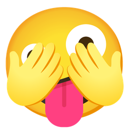 zany face and see-no-evil monkey