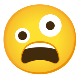 zany face and weary face