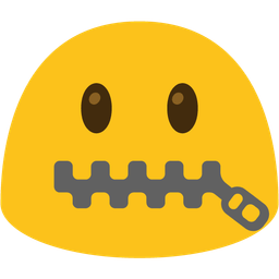 zipper-mouth face and magic wand