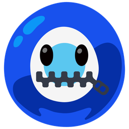 zipper-mouth face and nazar amulet