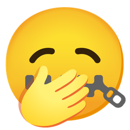 zipper-mouth face and yawning face