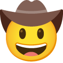 Cowboy hat face