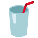 Cup with straw
