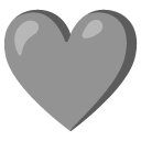Grey heart