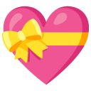 Heart with ribbon