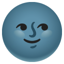 New moon face