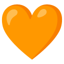 Orange heart