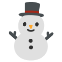 Snowman without snow