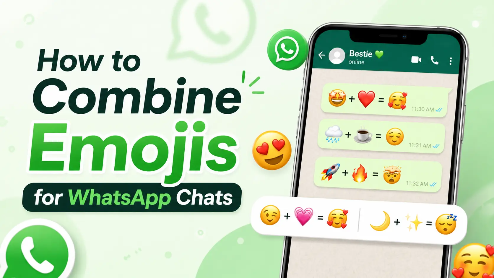 How to Combine Emojis for WhatsApp Chats